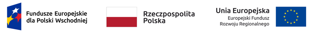 Fundusze Europejskie dla Polski Wschodniej — Rzeczpospolita Polska — Unia Europejska, Europejski Fundusz Rozwoju Regionalnego